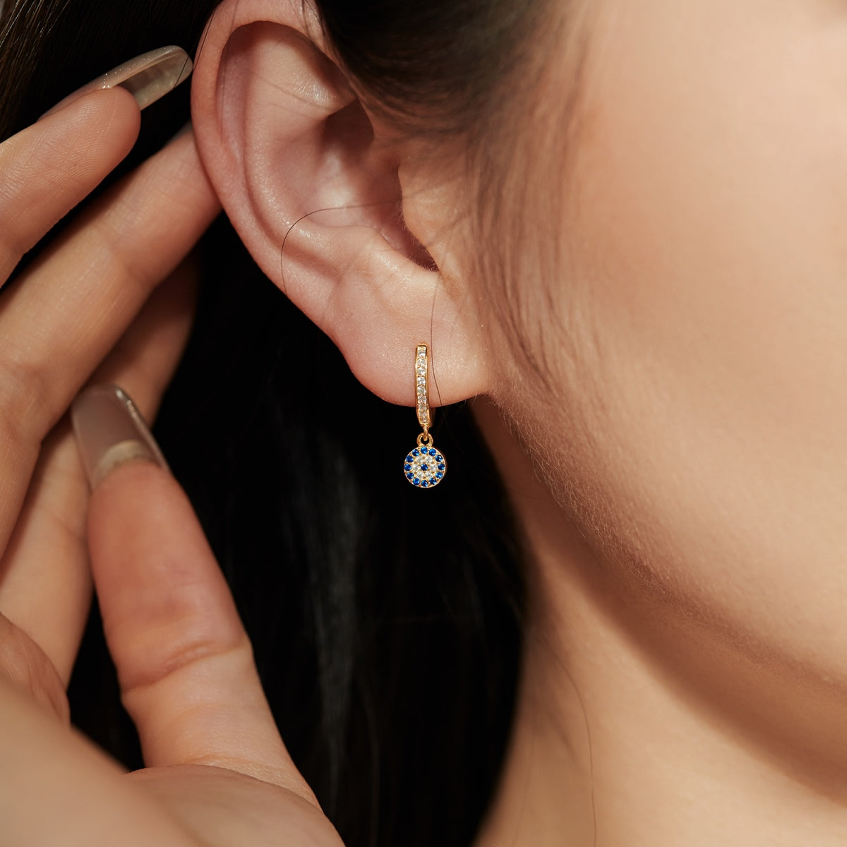 [Max Jewelry ]Unique Devil Eye Earrings