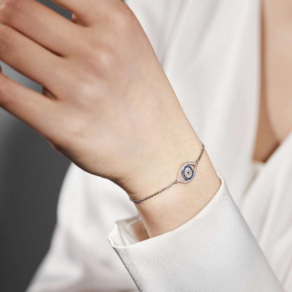 [Max Jewelry ]Dazzling Eye Shape Necklace