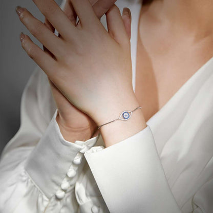 [Max Jewelry ]Dazzling Eye Shape Necklace