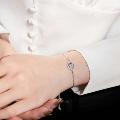 [Max Jewelry ]Dazzling Eye Shape Necklace