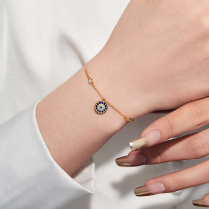 [Max Jewelry ]Devil's Eye Round Shape Bracelet