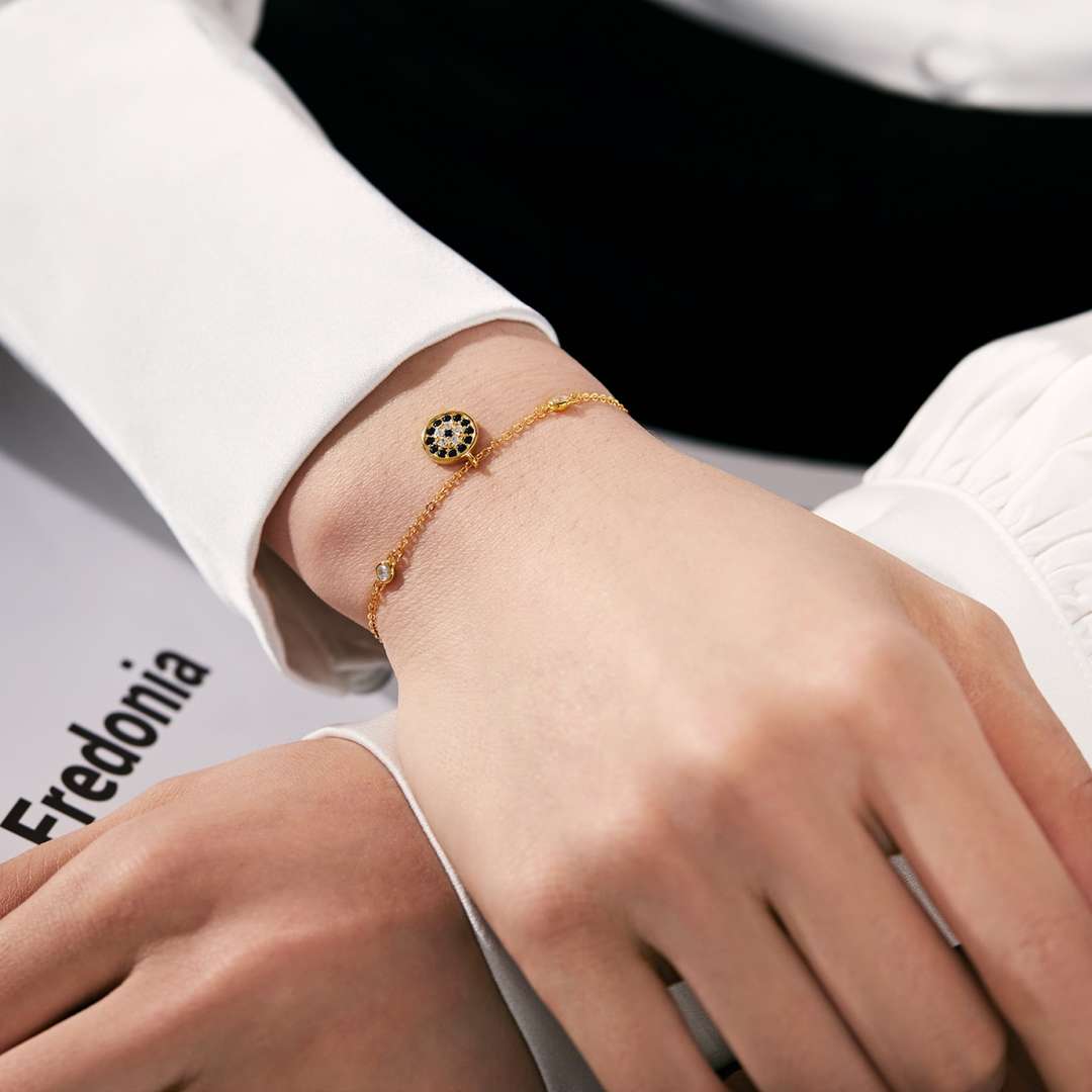 [Max Jewelry ]Devil's Eye Round Shape Bracelet