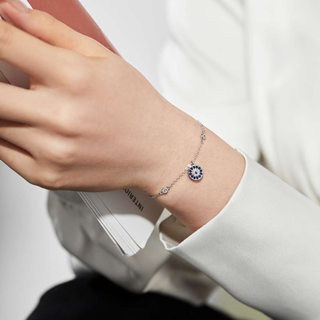 [Max Jewelry ]Devil's Eye Round Shape Bracelet