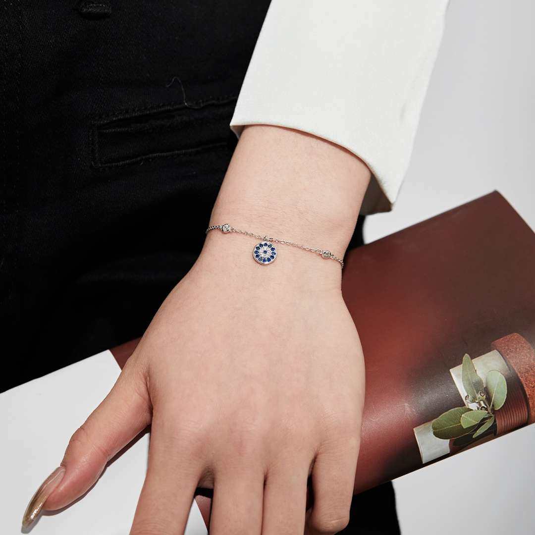 [Max Jewelry ]Devil's Eye Round Shape Bracelet