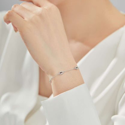 [Max Jewelry ]Evil Eye Shape Pendent Necklace