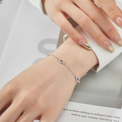 [Max Jewelry ]Evil Eye Shape Pendent Necklace