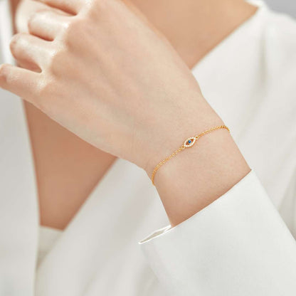 [Max Jewelry ]Evil Eye Shape Necklace