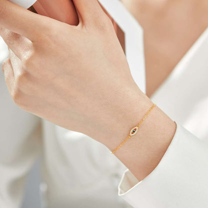 [Max Jewelry ]Evil Eye Shape Necklace