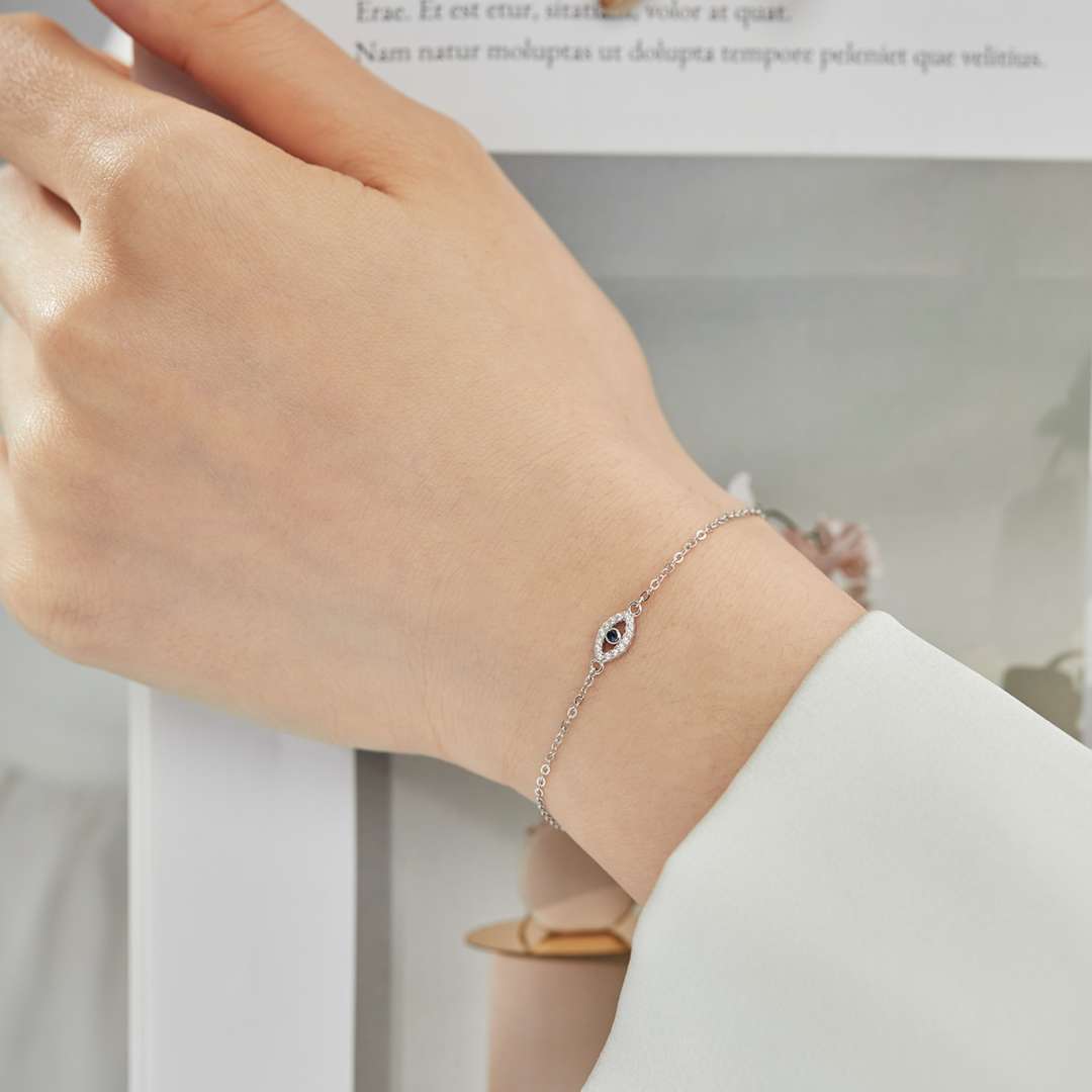 [Max Jewelry ]Evil Eye Shape Necklace