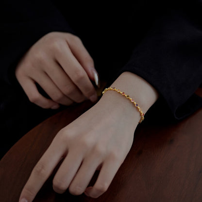 [Max Jewelry ]Sparkling Exquisite Round Cut Party Bracelet