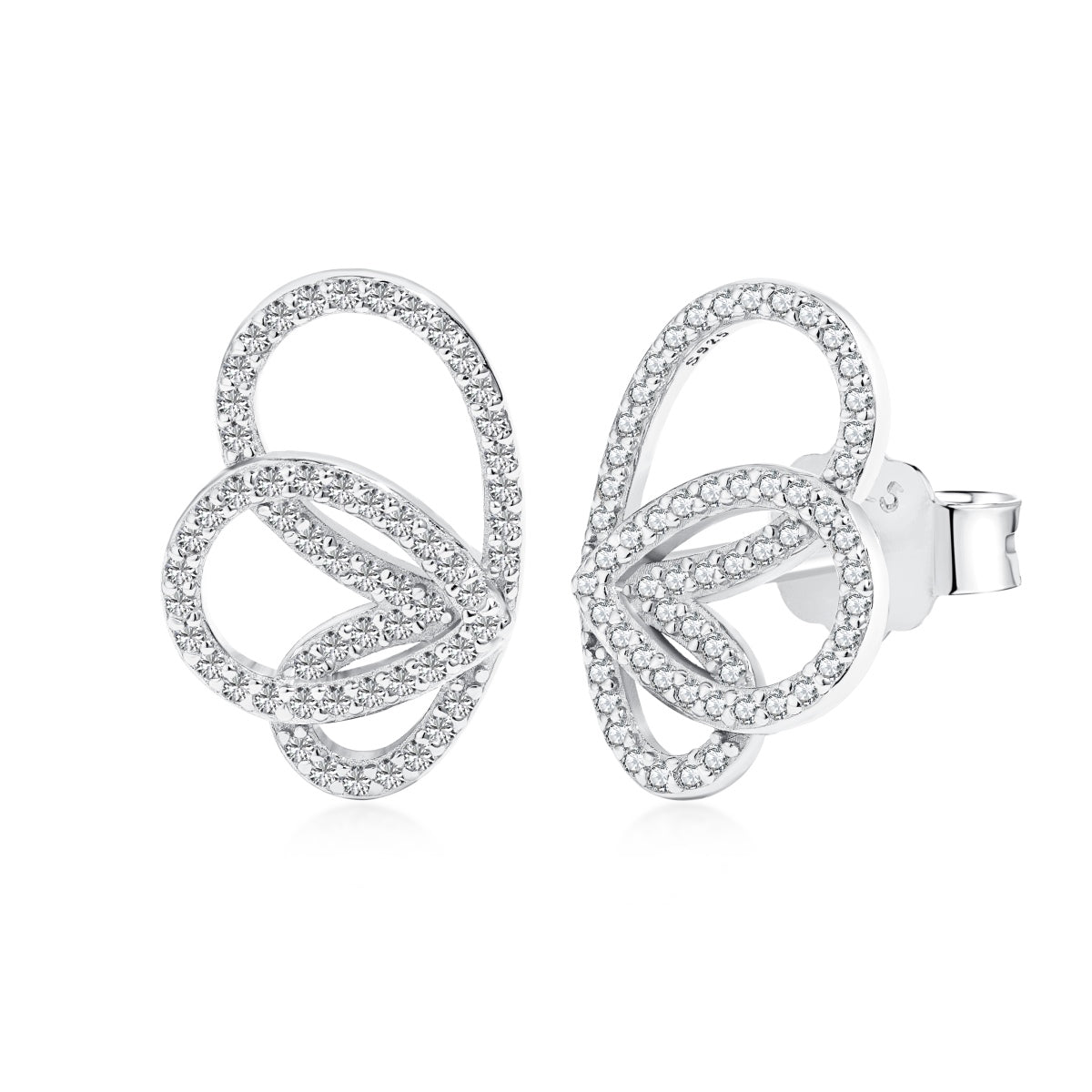 [Max Jewelry ]Exquisite Butterfly Shape Earrings