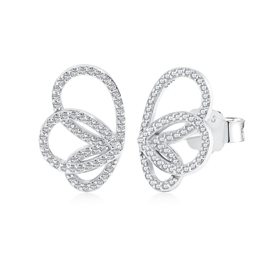 [Max Jewelry ]Exquisite Butterfly Shape Earrings