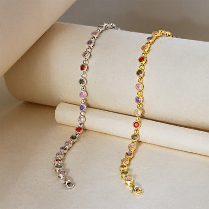 [Max Jewelry ]Sparkling Exquisite Round Cut Party Bracelet
