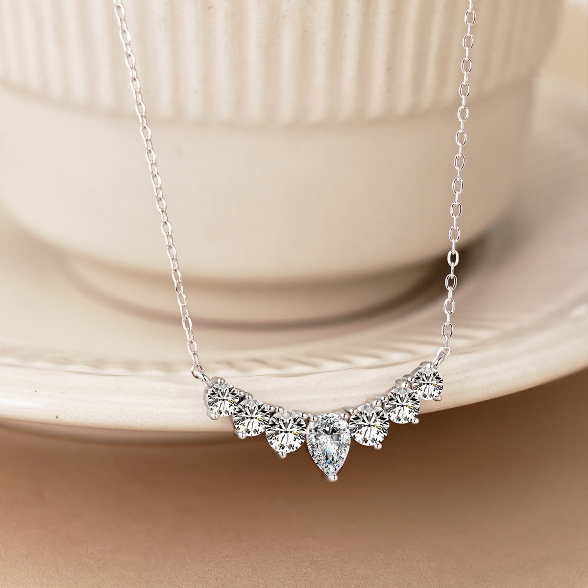 [Max Jewelry ]Dainty Colorful Heart Necklace
