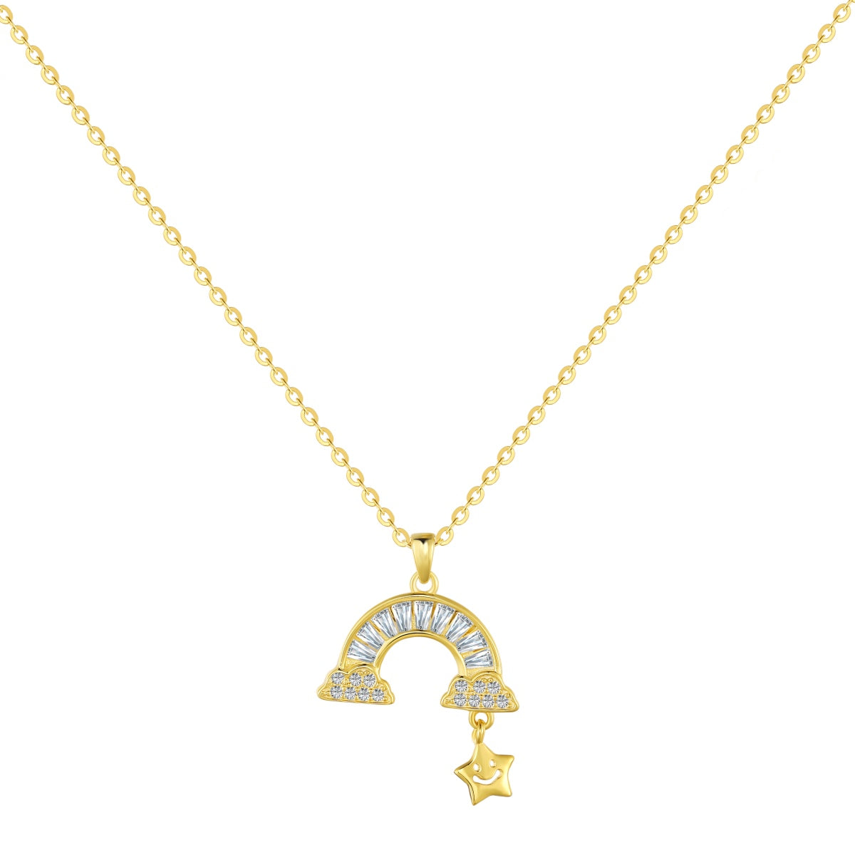 [Max Jewelry ]Unique Rainbow Star Necklace