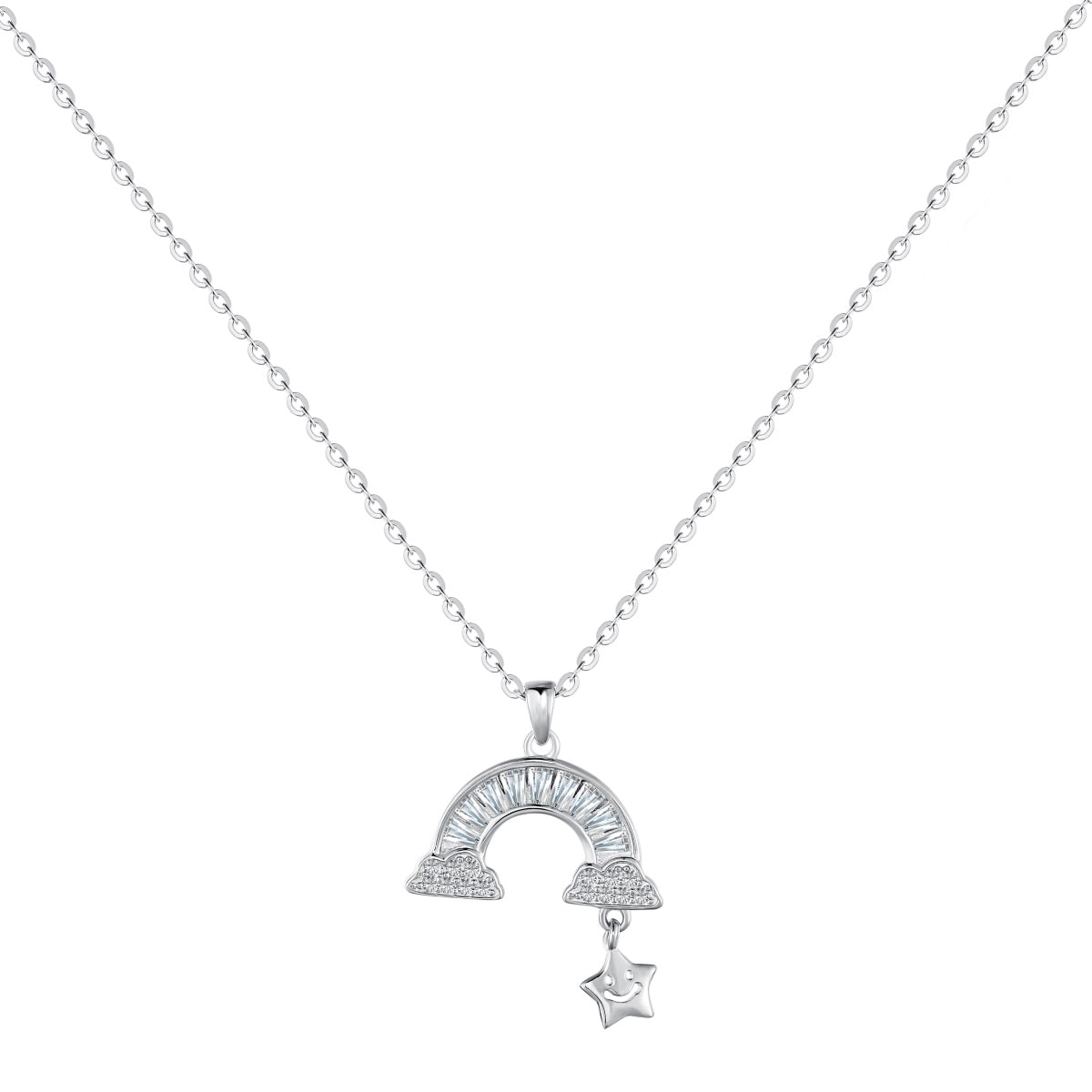 [Max Jewelry ]Unique Rainbow Star Necklace