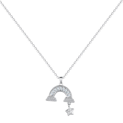 [Max Jewelry ]Unique Rainbow Star Necklace