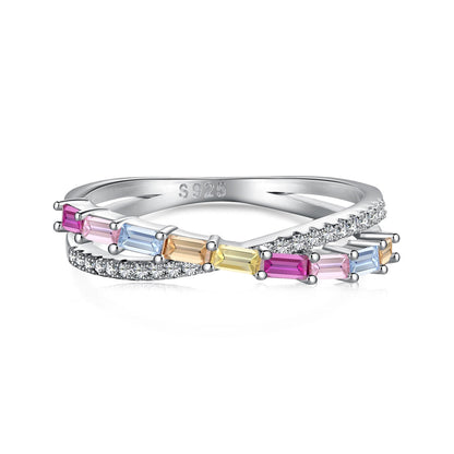 [Max Jewelry ]Energetic Elegant Radiant Cut Party Ring