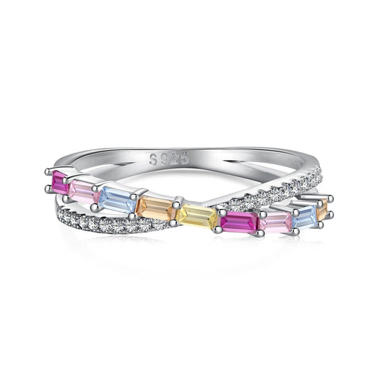 [Max Jewelry ]Energetic Elegant Radiant Cut Party Ring
