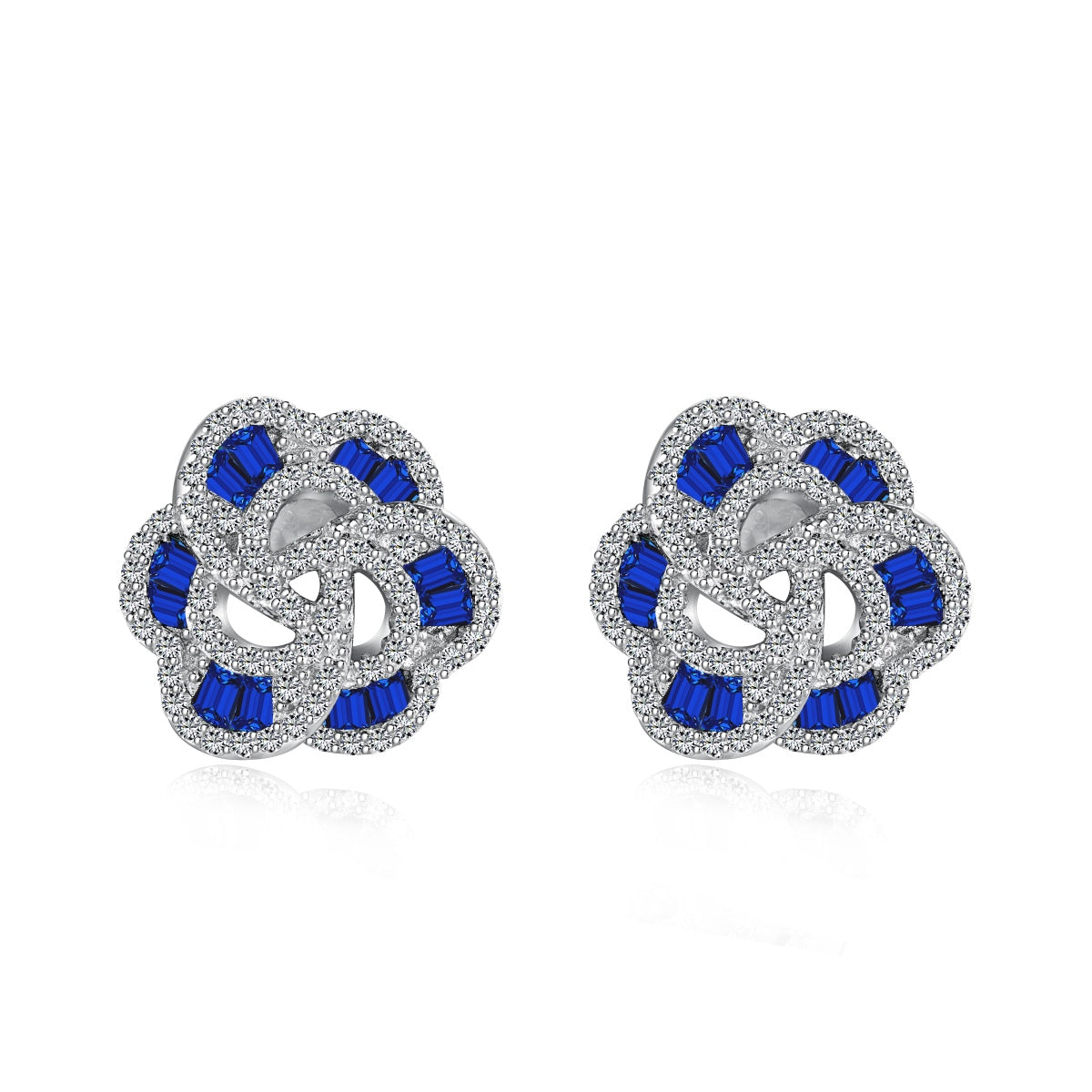 [Max Jewelry ]Exquisite Flower Shape Daily Earrings