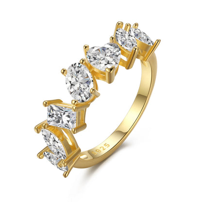 [Max Jewelry ]Delicate Multi Cut Ring