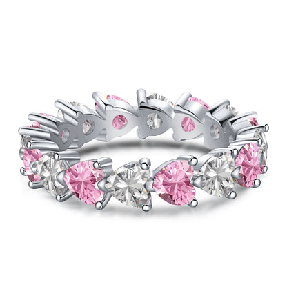 [Max Jewelry ]0.25 Carat Radiant Romance Heart Cut Lover Ring