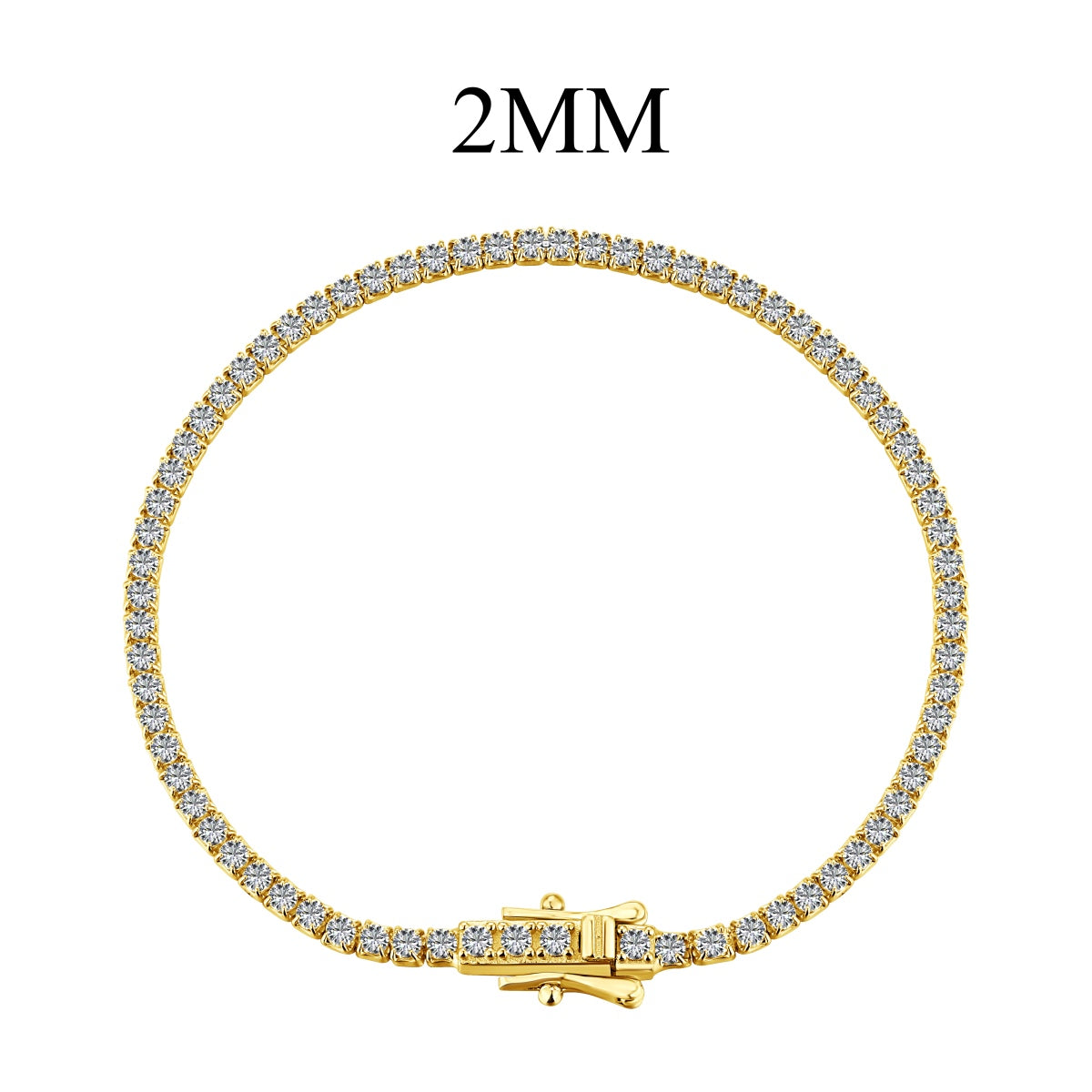 [Max Jewelry ]Radiant Colorful Round Cut Party Bracelet