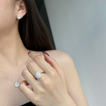 [Max Jewelry ]Delicate Gorgeous Pear Cut Daily Earrings