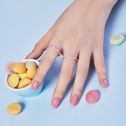 [Max Jewelry ]Lively In Shades Elegant Radiant Cut Daily Ring