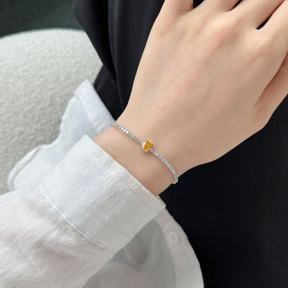 [Max Jewelry ]0.75 Carat Exquisite Oval Cut Daily Bracelet