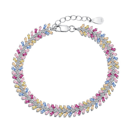 [Max Jewelry ]Dainty Radiant Emerald Cut Daily Bracelet