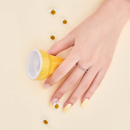 [Max Jewelry ]Charming Colorful Round Cut Daily Ring