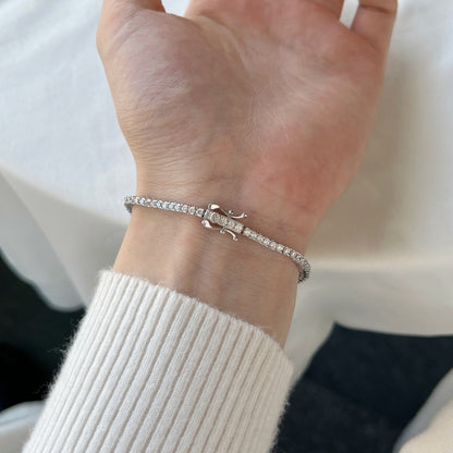 [Max Jewelry ]Dazzling Exquisite Round Cut Daily Bracelet