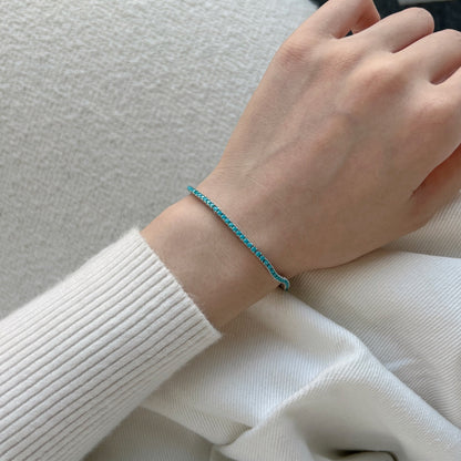 [Max Jewelry ]Dazzling Exquisite Round Cut Daily Bracelet