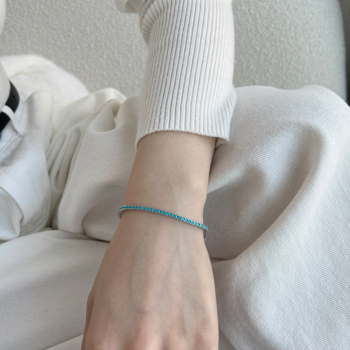 [Max Jewelry ]Dazzling Exquisite Round Cut Daily Bracelet
