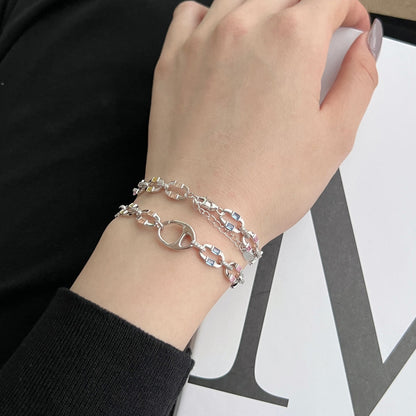 [Max Jewelry ]Dazzling Colorful Daily Bracelet