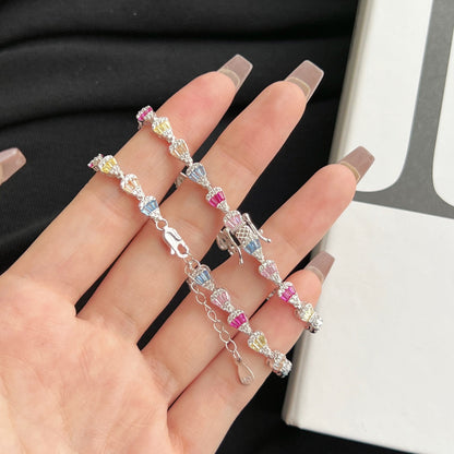 [Max Jewelry ]Radiant Water Drop Shape Daily Bracelet