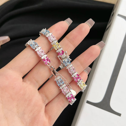 [Max Jewelry ]Delicate Colorful Multi Cut Party Bracelet