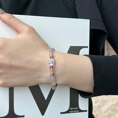 [Max Jewelry ]Sparkling Exquisite Multi Cut Party Bracelet