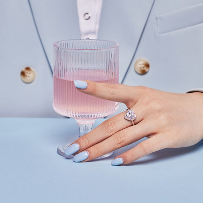 [Max Jewelry ]Delicate Ebullient Heart Shape Wedding Ring