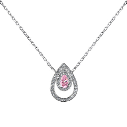 [Max Jewelry ]Sparkling Pear Cut Necklace