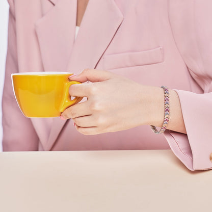 [Max Jewelry ]Ornate Sparkling Round Cut Party Bracelet