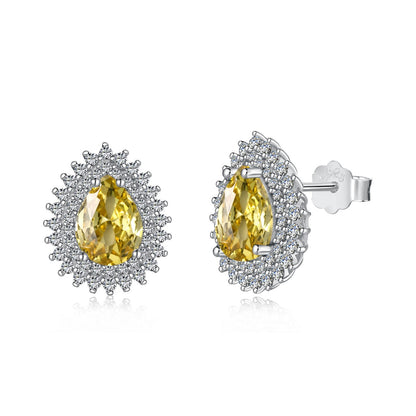 [Max Jewelry ]Delicate Gorgeous Pear Cut Daily Earrings