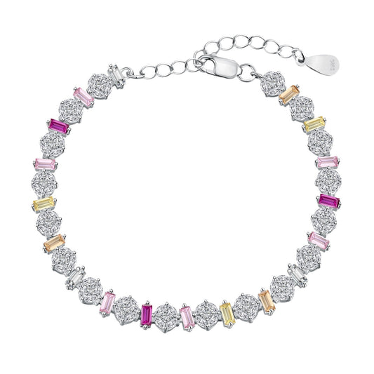 [Max Jewelry ]Radiant Colorful Round Shape Daily Bracelet
