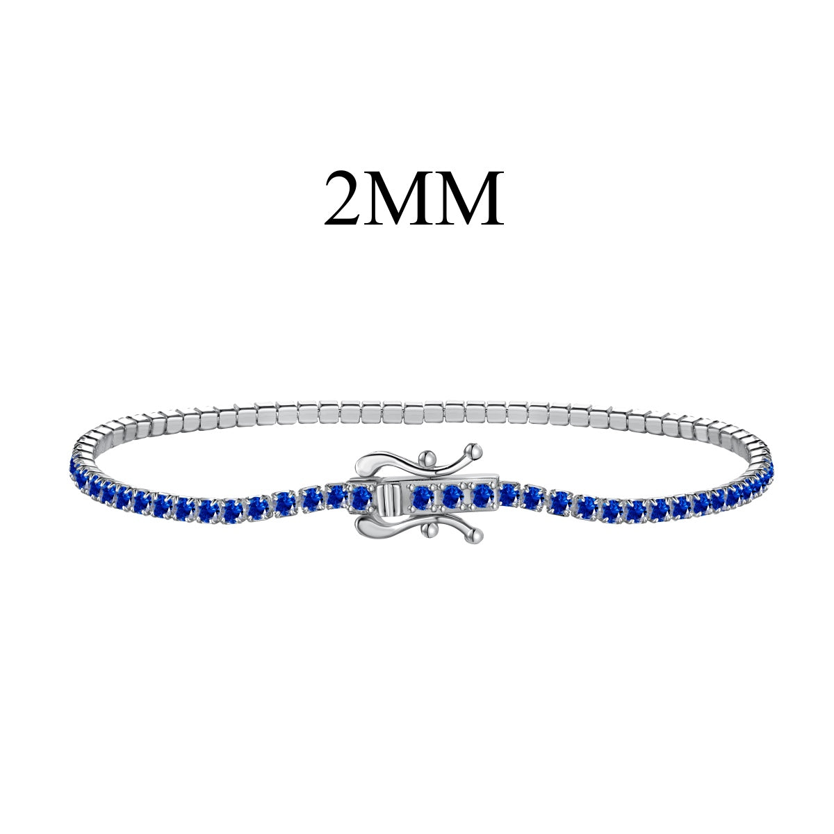 [Max Jewelry ]Radiant Colorful Round Cut Party Bracelet