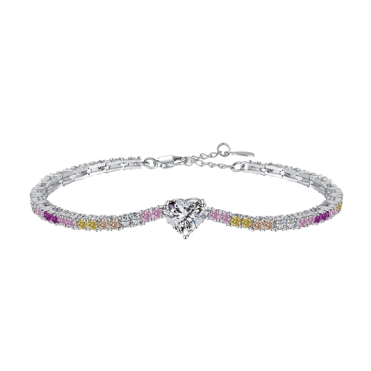 [Max Jewelry ]Delicate Romantic Heart Shape Lover Bracelet