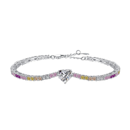 [Max Jewelry ]Delicate Romantic Heart Shape Lover Bracelet