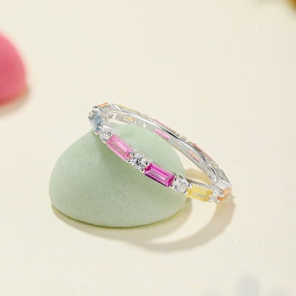 [Max Jewelry ]Lively In Shades Elegant Radiant Cut Daily Ring