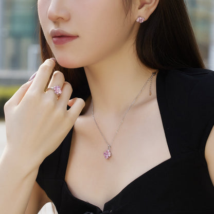 [Max Jewelry ]Four-Leaf Clover Ball Earrings