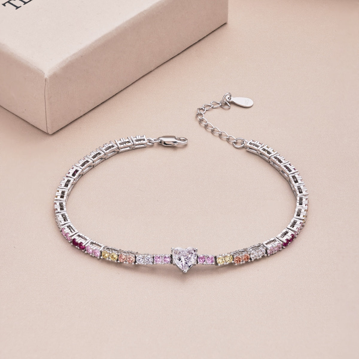 [Max Jewelry ]Delicate Romantic Heart Shape Lover Bracelet